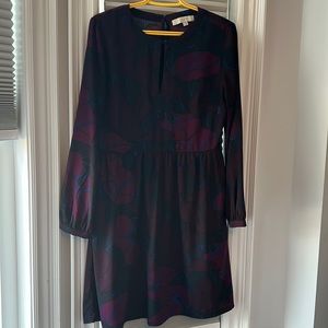 Purple floral dress, size 8